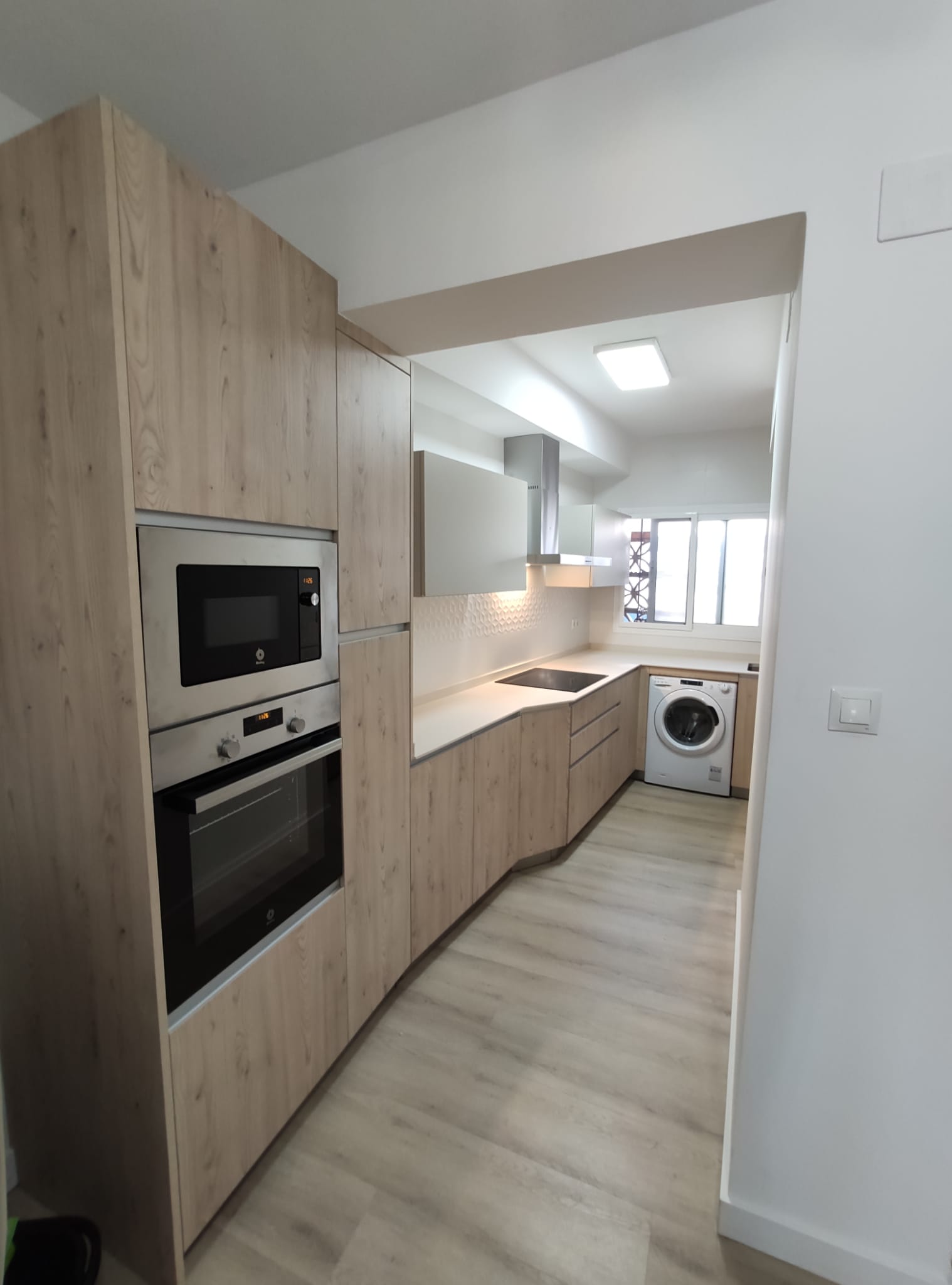 Kitchen renovation open to the living room Idecocina