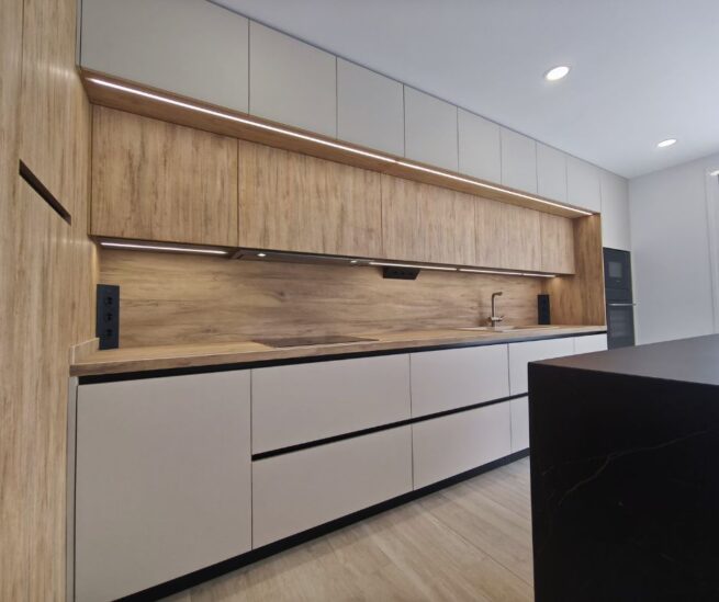Cocina de puente en forma de L Idecocina